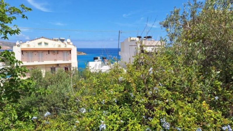 Agios Nikolaos MIT VIDEO: Kreta, Agios Nikolaos: Baugrundstück mit Meerblick in der Stadt zu verkaufen Grundstück kaufen